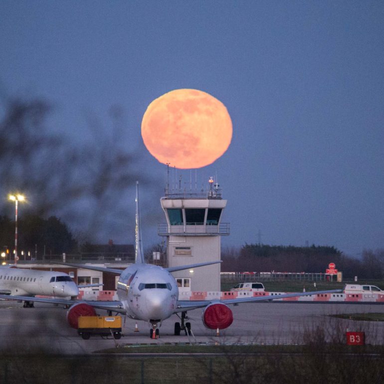 full moon warton aerodrome