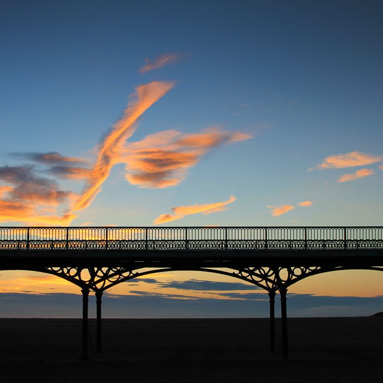 st.annes pier sunset