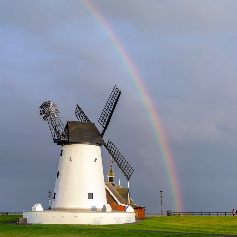 lytham windmill rainbow